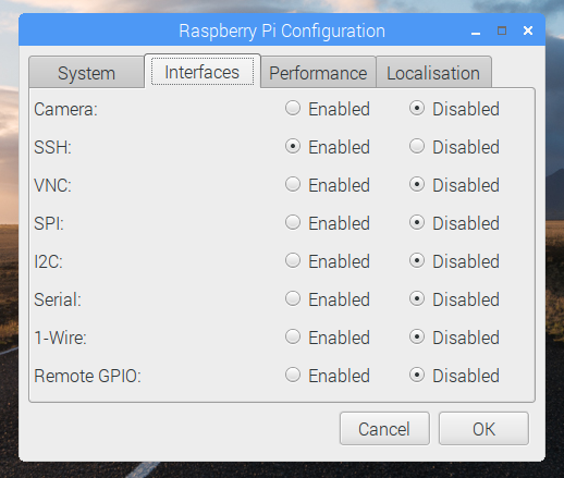 Raspberry Pi Configuration
